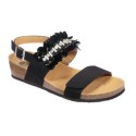 Chantal Sandal Microf Black 38