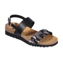 Jada Sandal Synt Black/pewte35