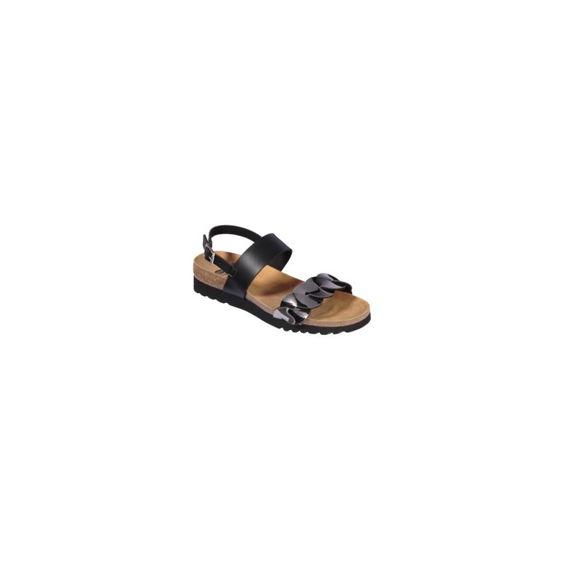 Jada Sandal Synt Black/pewte41