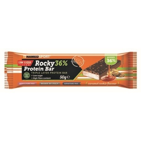 Rocky 36% Prot Bar Caramel 50g