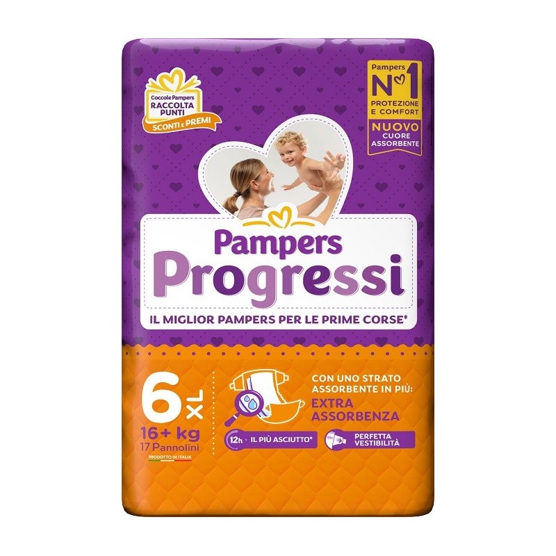 Pampers Progressi Xl 17pz