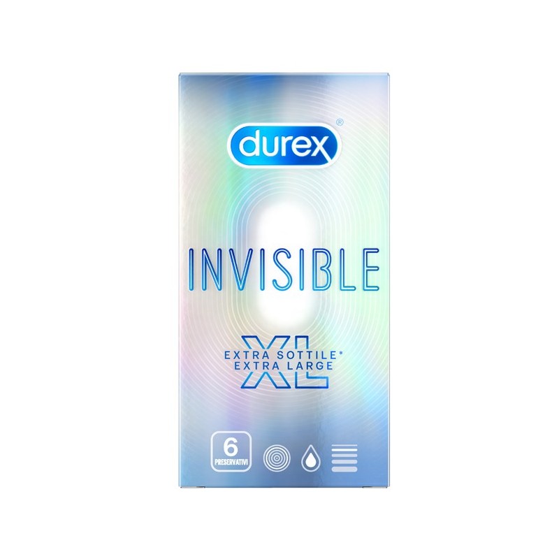 Durex Invisible Xl 6pz
