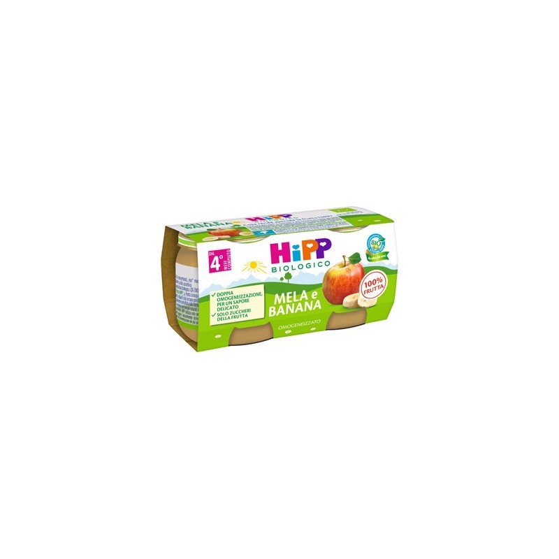 Hipp Bio Omog Mela/banana2x80g