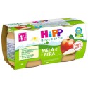 Hipp Omog Mela/pera 2x80g