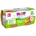 Hipp Bio Omog Mela/pesca 2x80g