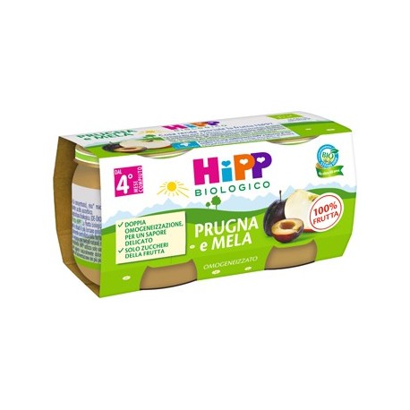 Hipp Bio Omog Prugna/mela2x80g