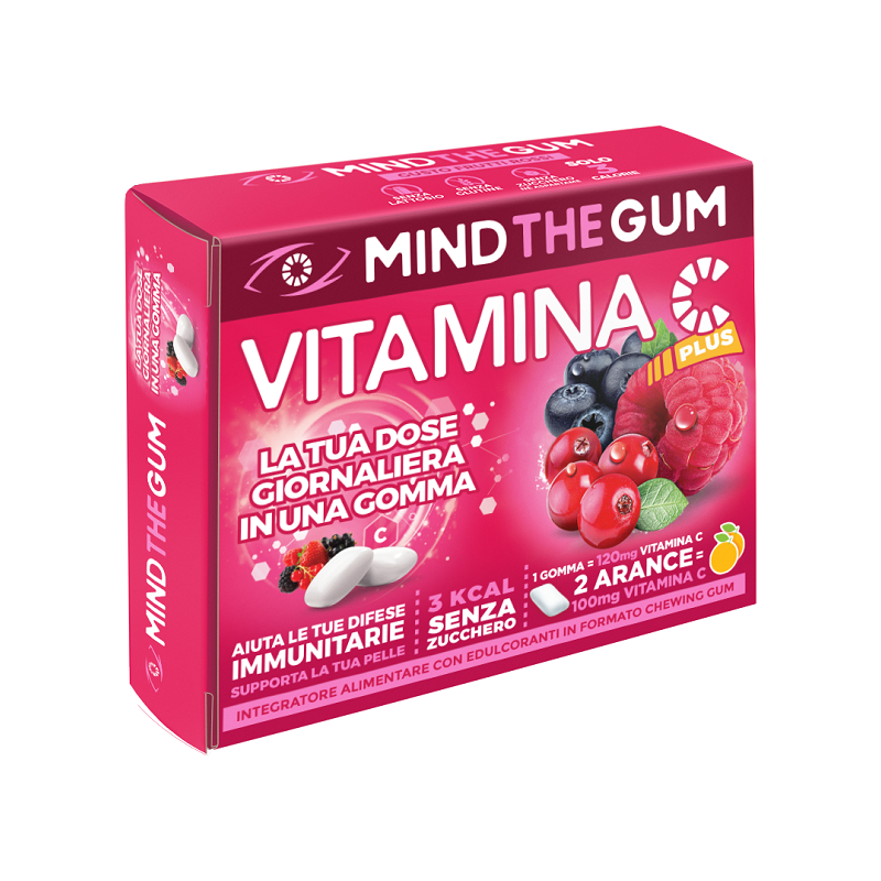 Mind The Gum Vit C Frut Ro 18g