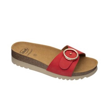 Malibu' Mule Nubuck W Rosso 38