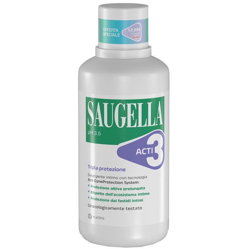 Saugella Acti3 Det Int500ml Tp