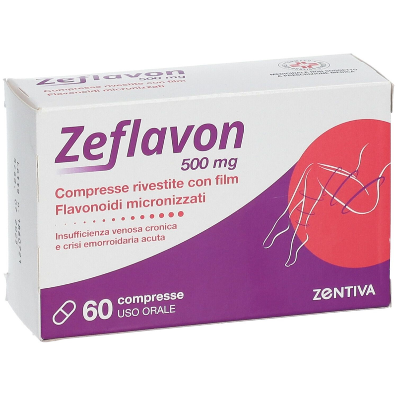 Zeflavon*60cpr Riv 500mg