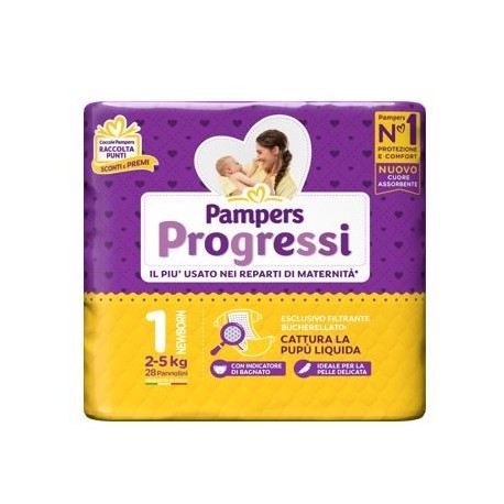 Pampers Progressi Newborn 28pz