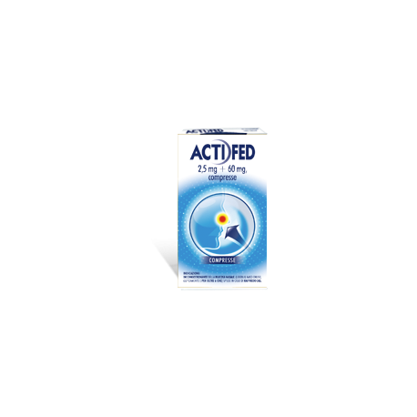 Actifed*12cpr 2,5mg+60mg