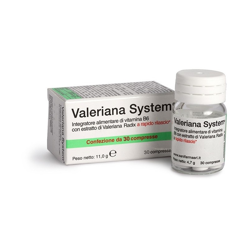 Valeriana System 30cpr