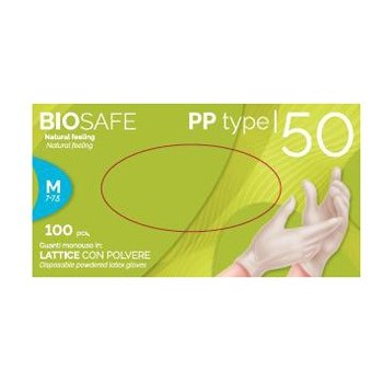 Biosafe Plus Guanto Lat C/p M