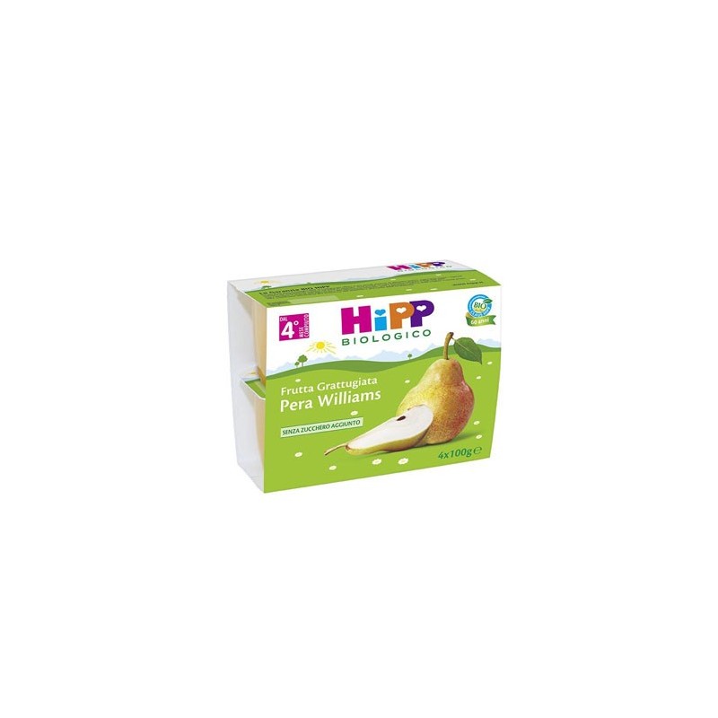 Hipp Bio Fru Grat Pera 4x100g