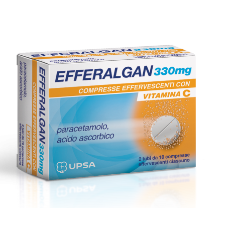 Efferalgan*20cpr Eff 330+200mg