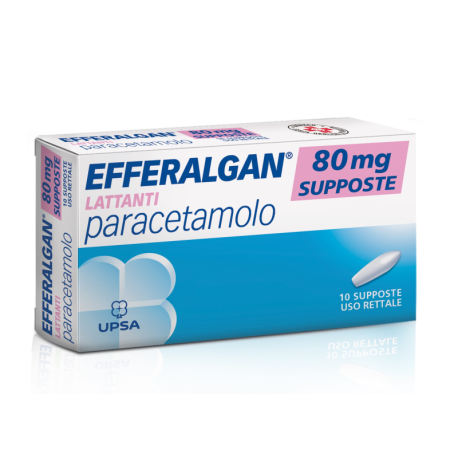 Efferalgan*10supp 80mg