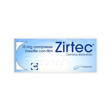 Zirtec*7cpr Riv 10mg