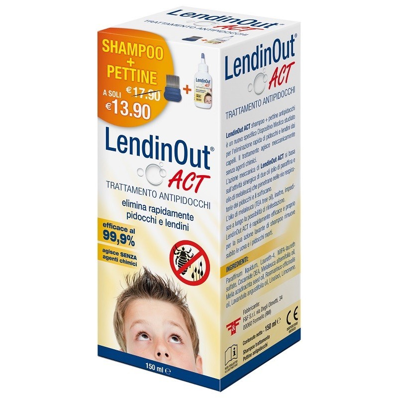 Lendinout Act A/pidocchi 150ml