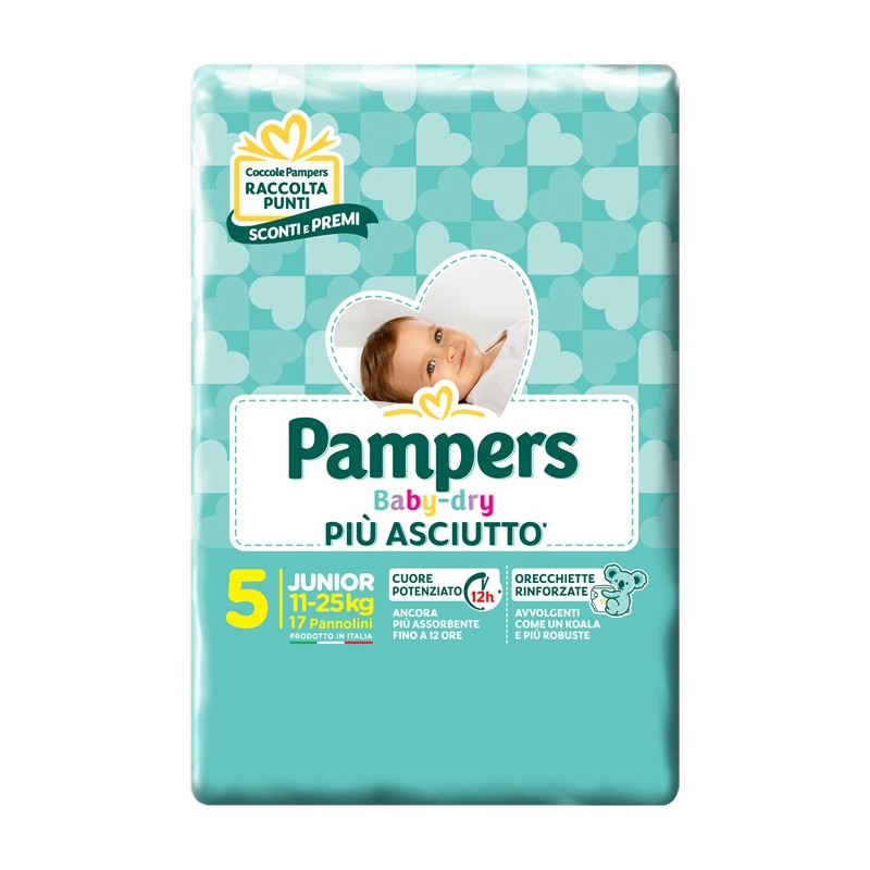 Pampers Bd Downcount J 17pz