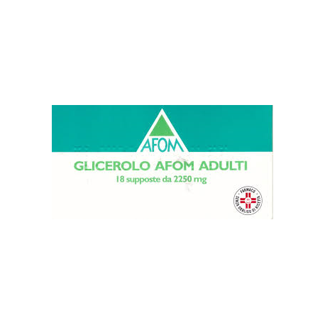 Glicerolo Afom*ad 18supp2250mg