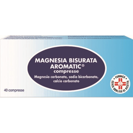 Magnesia Bisurata Arom*40cpr