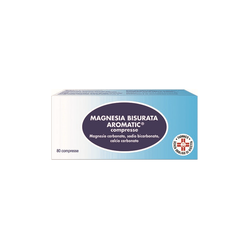 Magnesia Bisurata Arom*80cpr