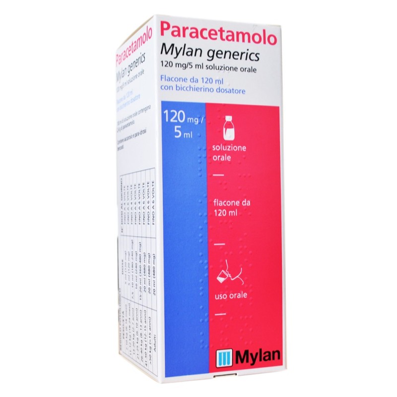 Paracetamolo My*120mg/5ml120ml