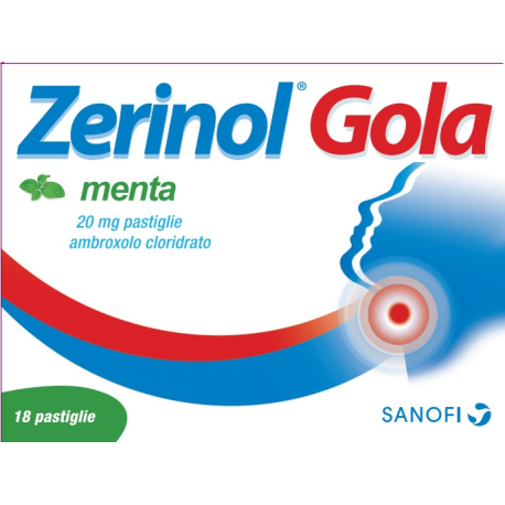 Zerinol Gola Menta*18past 20mg