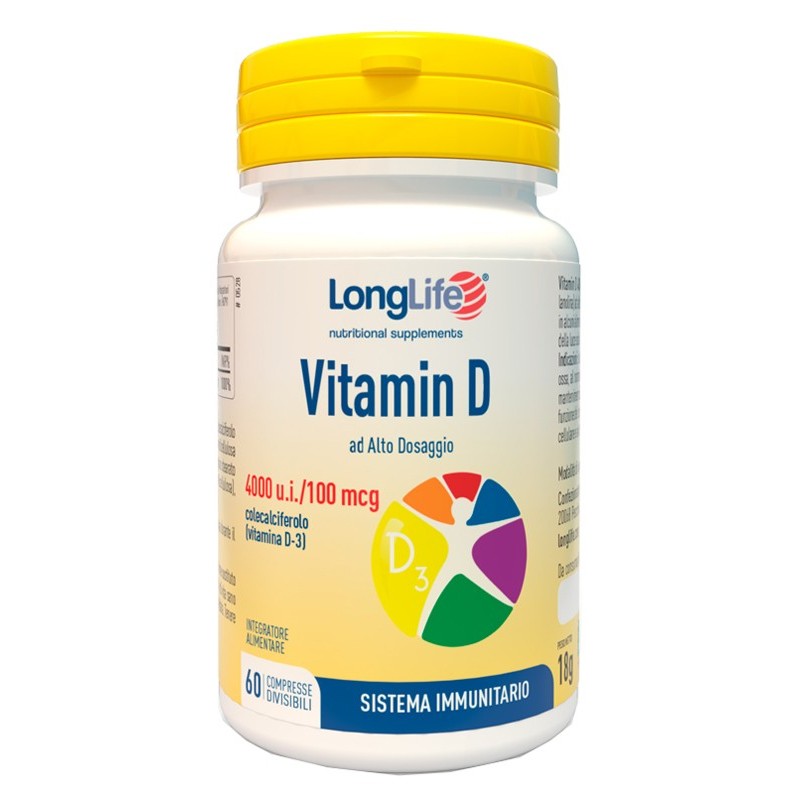 Longlife Vitamin D4000ui 60cpr