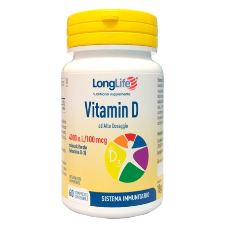 Longlife Vitamin D4000ui 60cpr