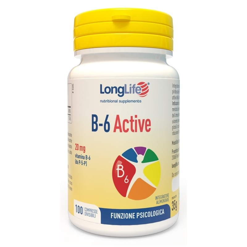 Longlife B6 Active 20mg 100cpr