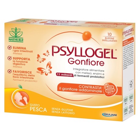 Psyllogel Gonfiore Pesca10bust