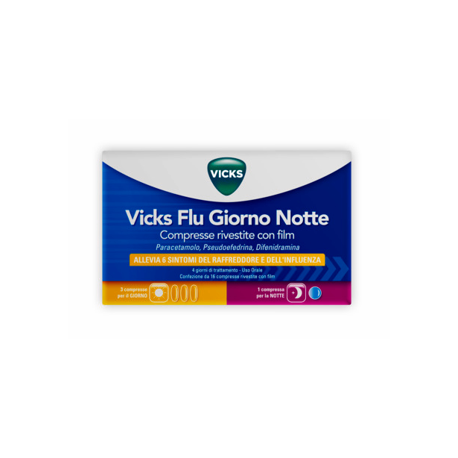 Vicks Flu Giorno Notte*12+4cpr