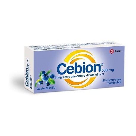 Cebion Mast Mirtil Vit C 20cpr