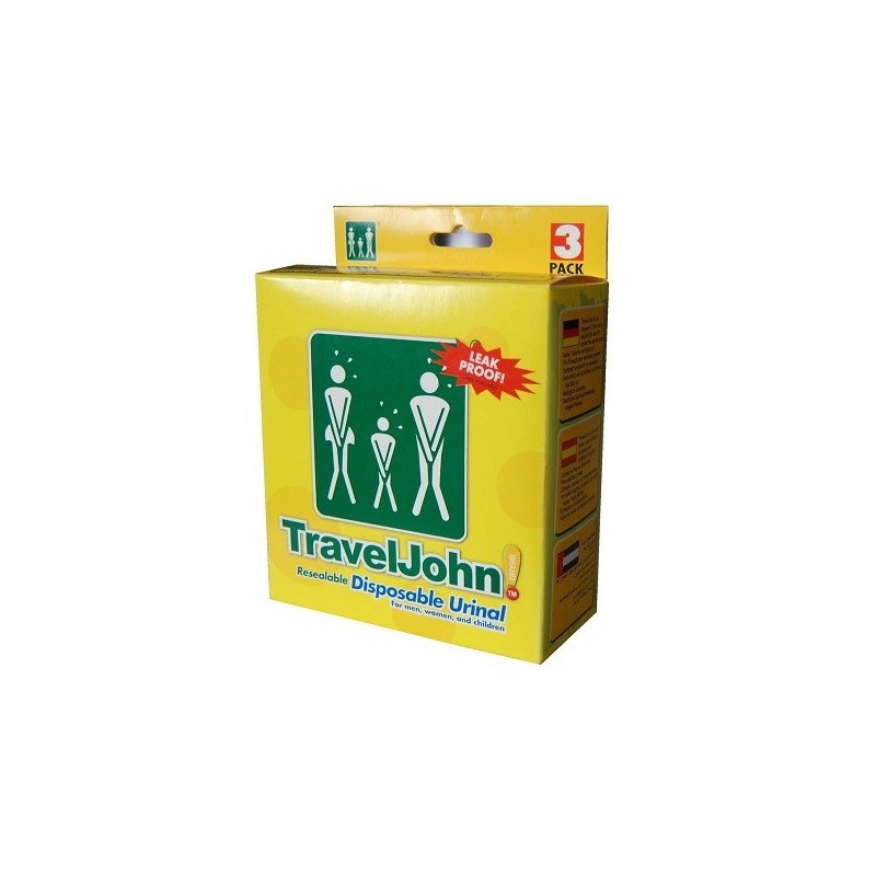 Traveljohn Urinal Bag 3pz