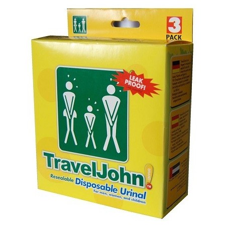 Traveljohn Urinal Bag 3pz