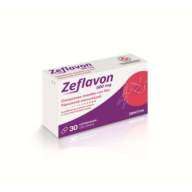 Zeflavon*30cpr Riv 500mg