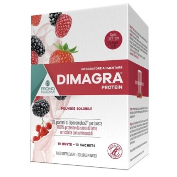 Dimagra Protein Red Fru 10bust