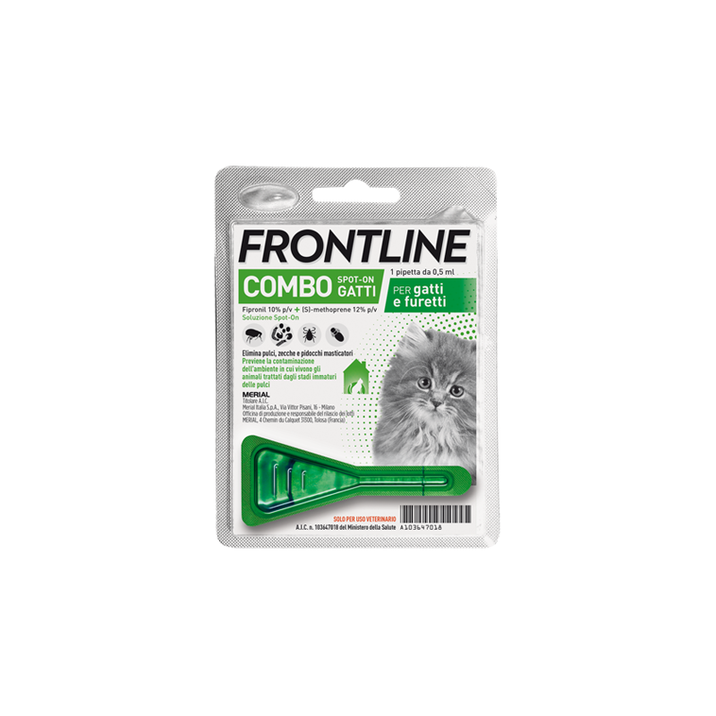Frontline Combo*1pip Gatti/fur