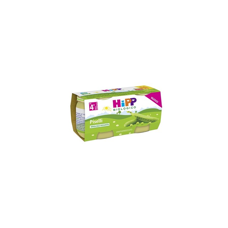 Hipp Bio Omog Piselli 2x80g