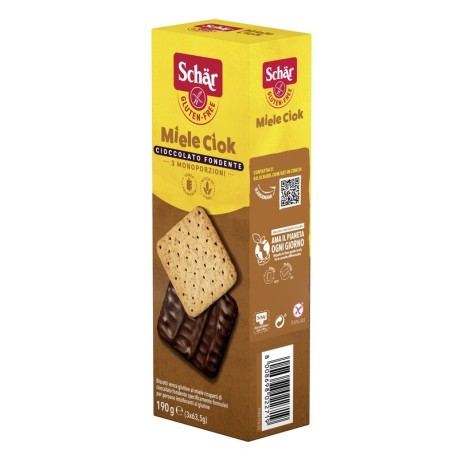 Schar Miele Ciok Biscotti 190g